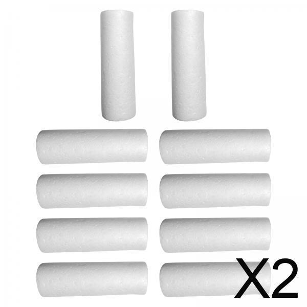 Art Craft Flower - Handwerkliche Schaumstoffbälle Glatte Polystyrol-Zylinder DIY-Kunst Modulares