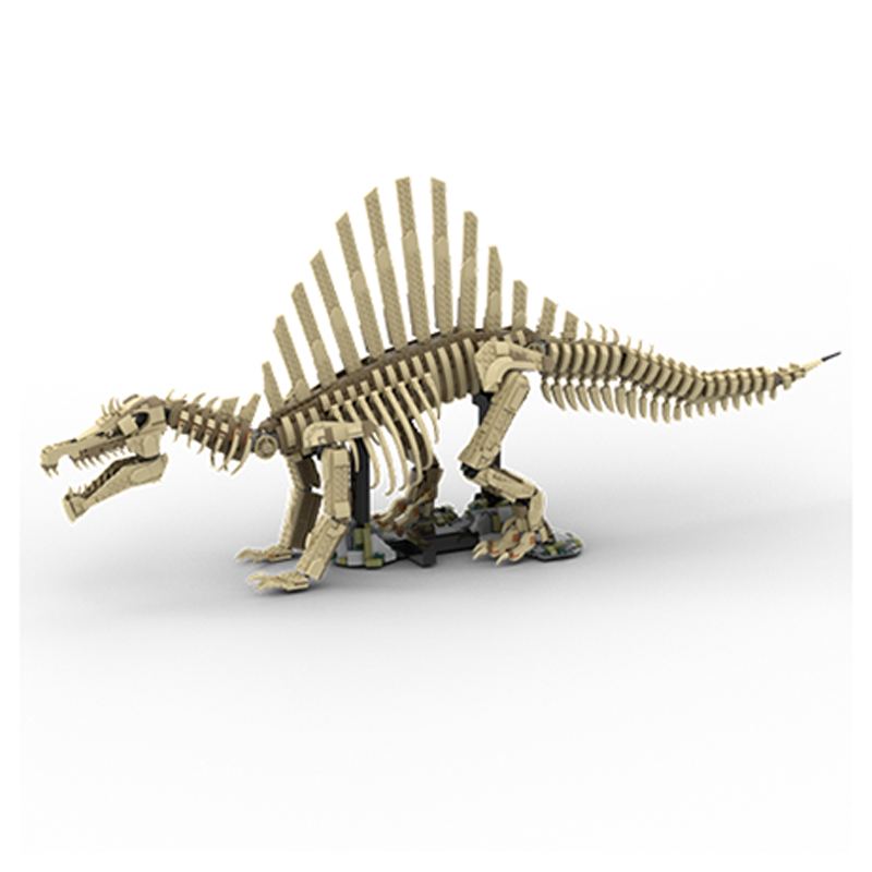 Art Craft Dinosaurs - 2246-teiliges MOC Dinosaurier Spinosaurus Fossil Modell