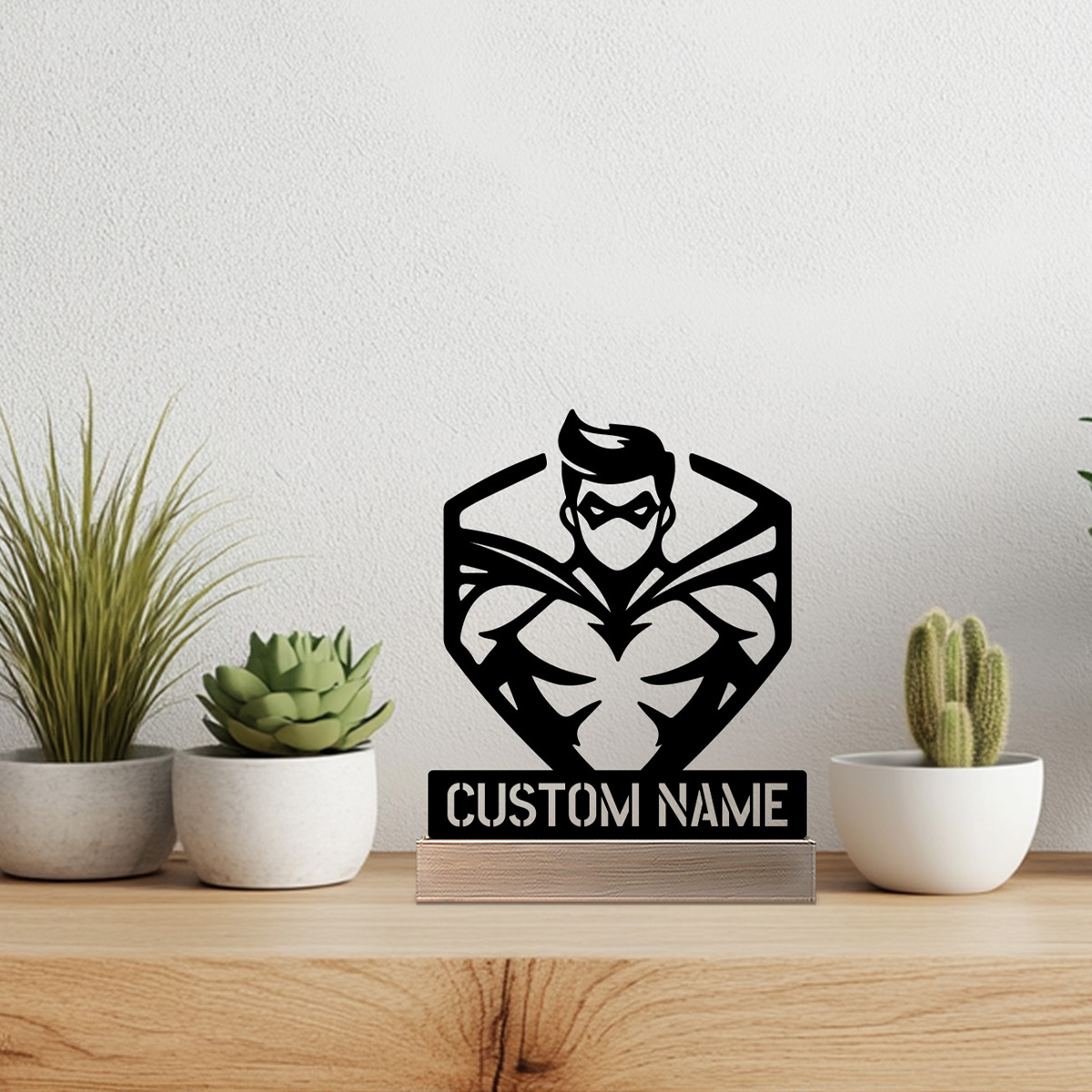Art Craft Names - 1pc Abstrakte roboter Angepasst Name Metall