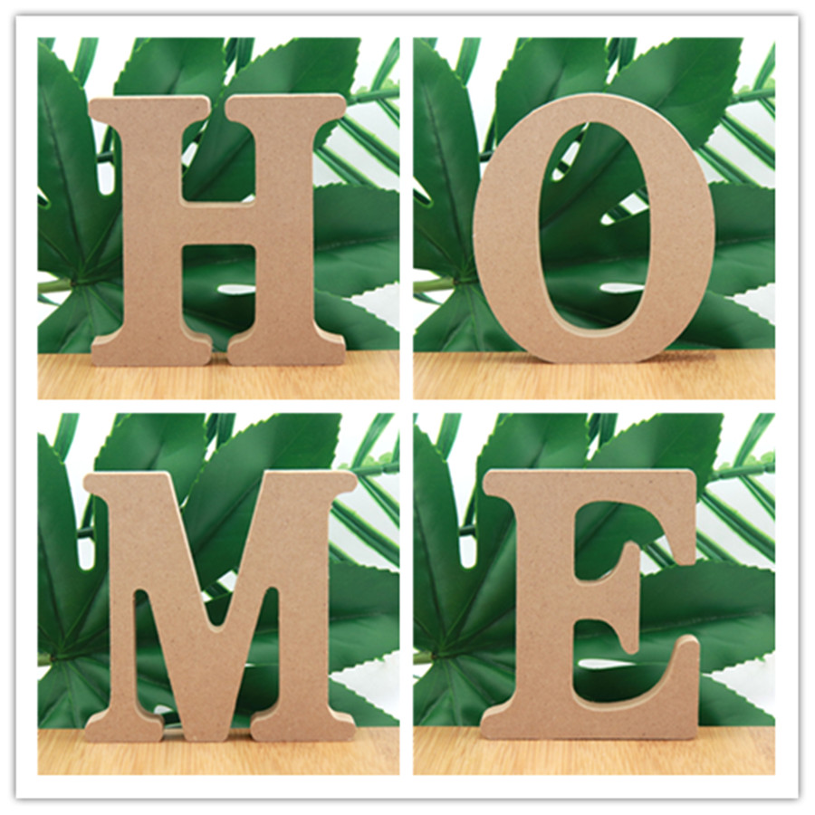 Letter S Art Craft - 1 Stück 10 cm Holzfarbe Holzbuchstaben