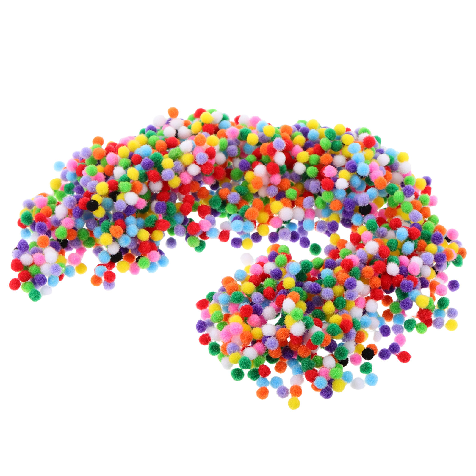 Art Craft Hat - 2000 Stück Bunte Bastel-Pompons Weich 5mm