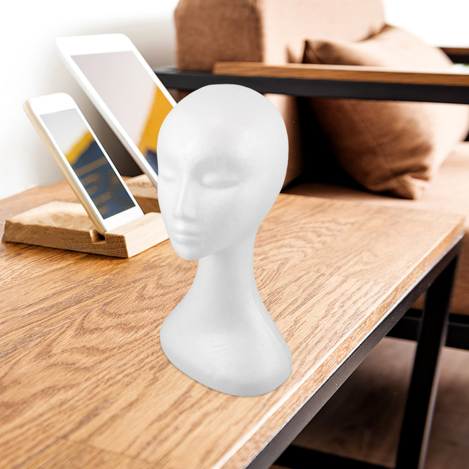 Art Craft Hat - Männlicher Schaumstoff-Mannequin-Kopf für Perücken, Hüte, Masken,
