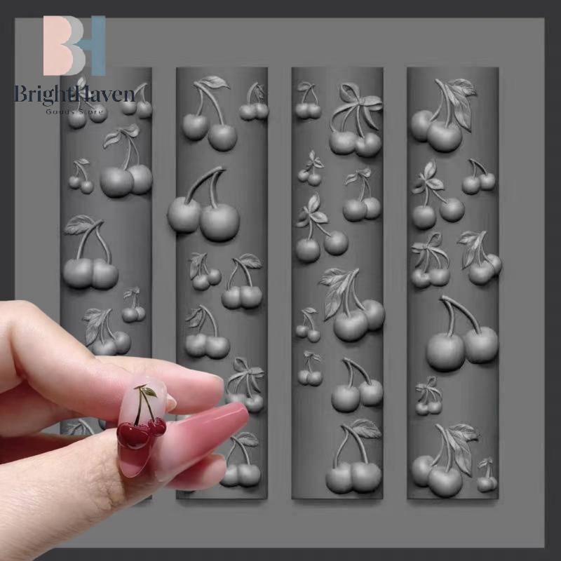 Art Craft Rose - 3D Rosen-Blumen-Schmetterling Silikonform Nagelkunst-Dekorationen DIY Kirsch-Design