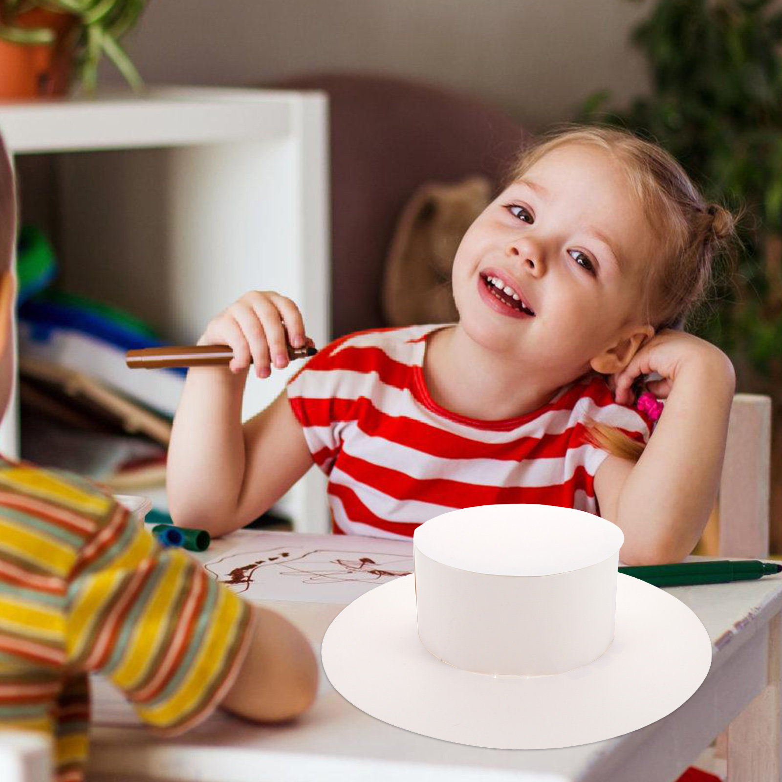 Art Craft Hat - 5 Stück Leere Kinder-Papierhüte DIY Bastel-Malhüte
