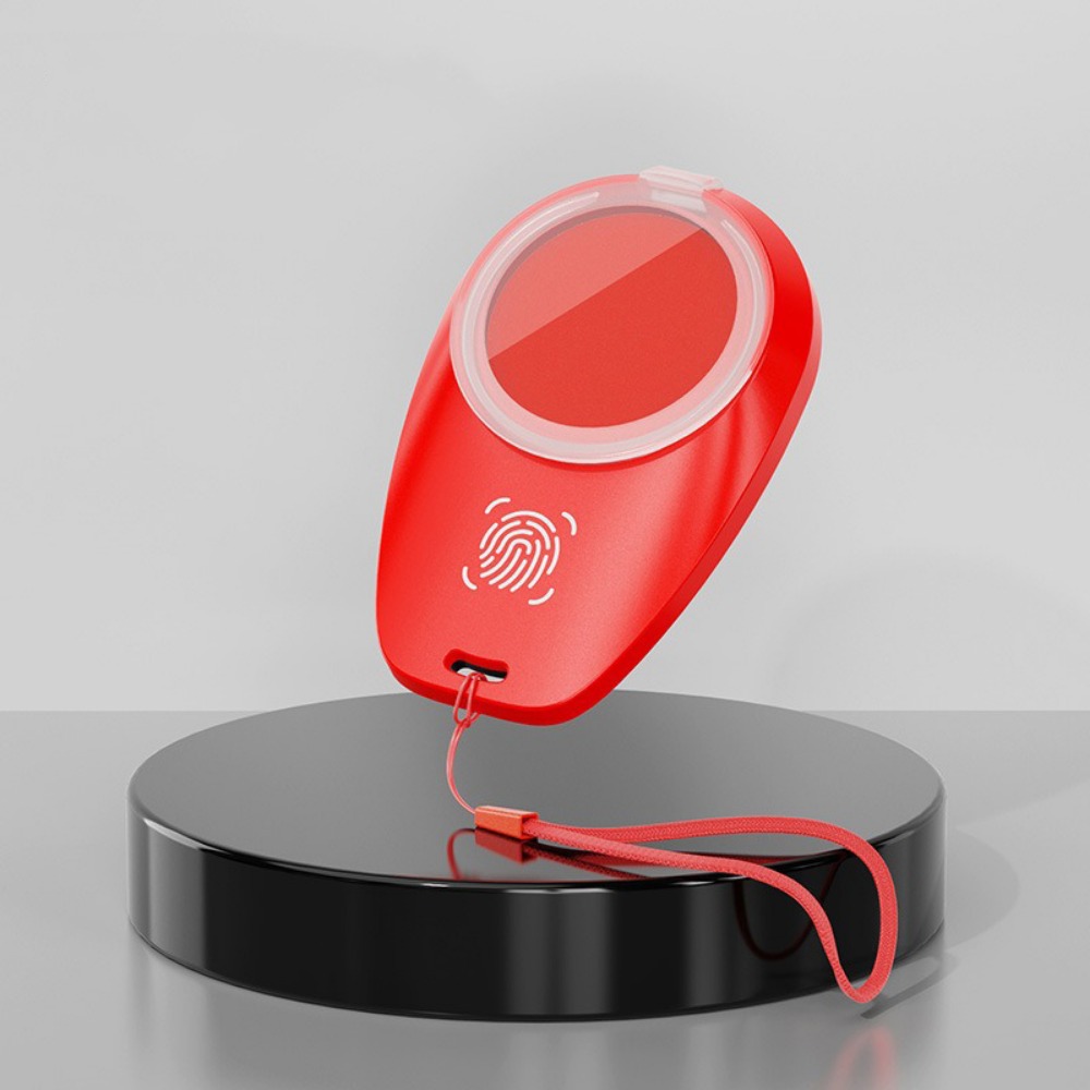 Stamping Ink Pad - Klares Stempelkissen für Mini-Fingerabdrücke, Fälschungssicheres Fingerabdruck-Tintenkissen,