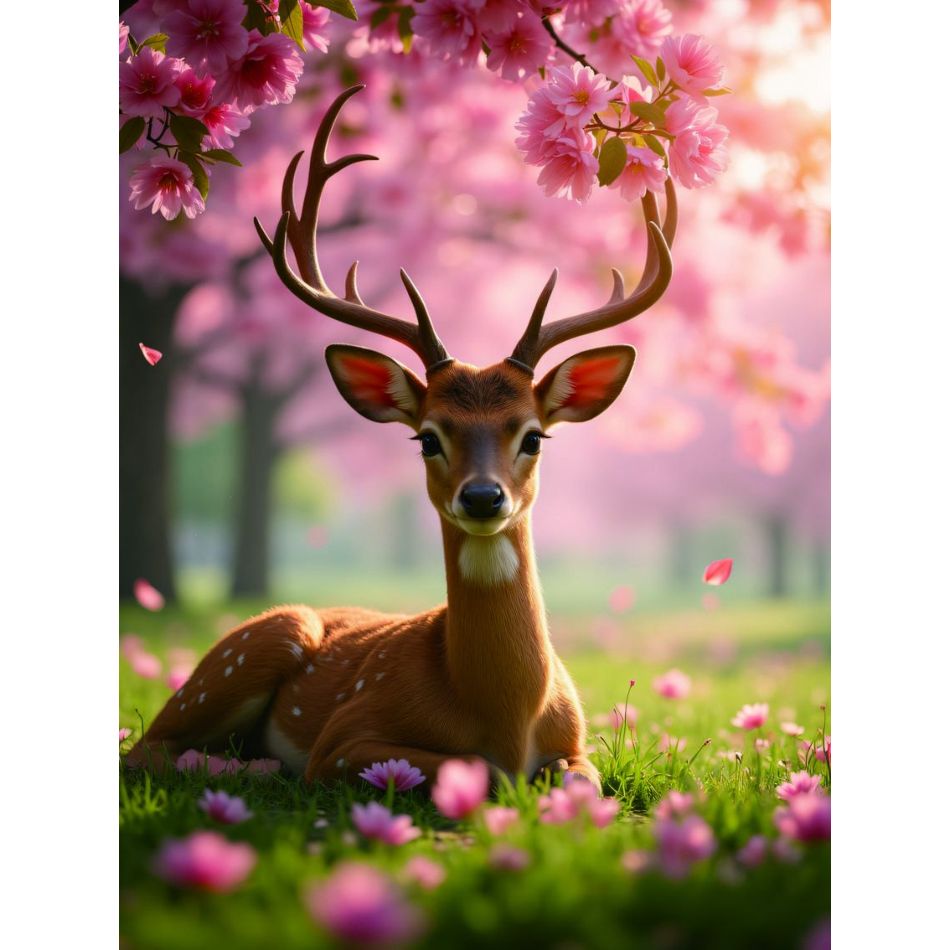 Art Craft Ideas With Paper - RUOPOTY 5D Diamantmalerei DIY Niedlicher Hirsch