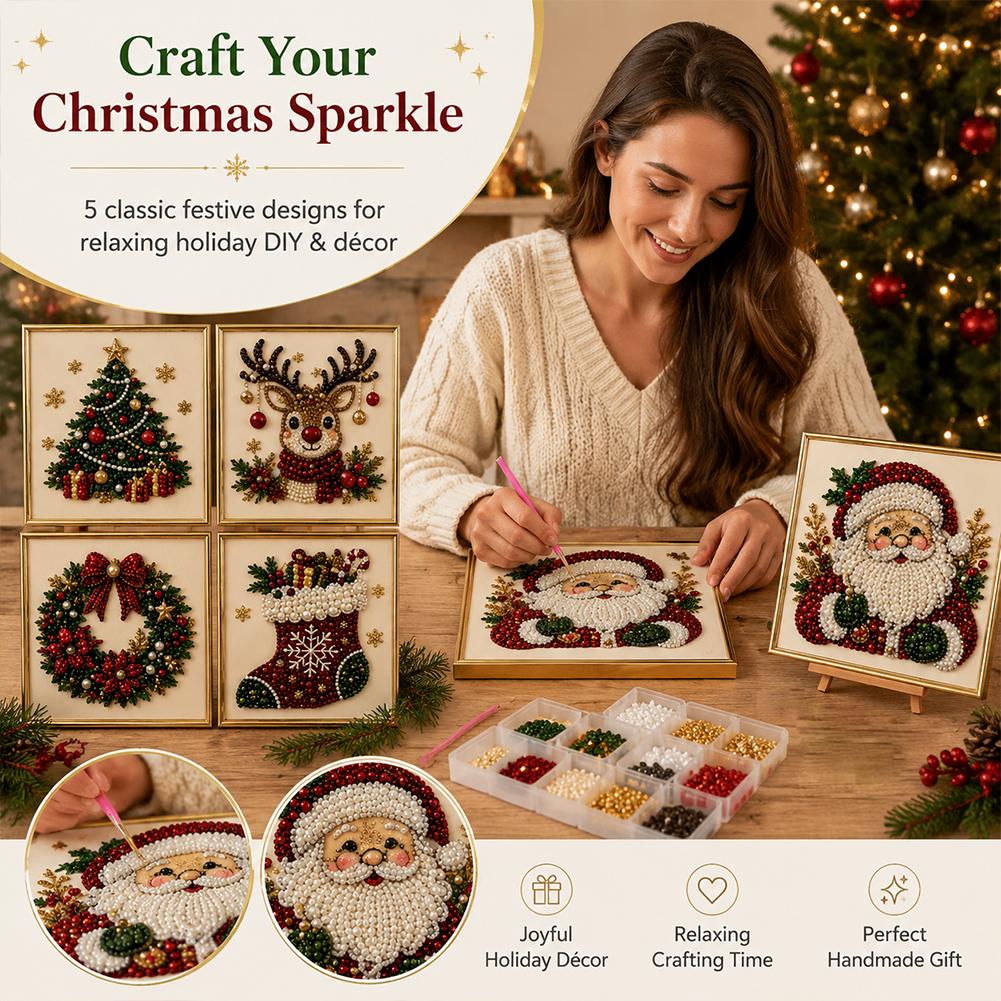 Weihnachtsmann Perlen-Kunst DI – Art Craft Adult Bewertung und Preis