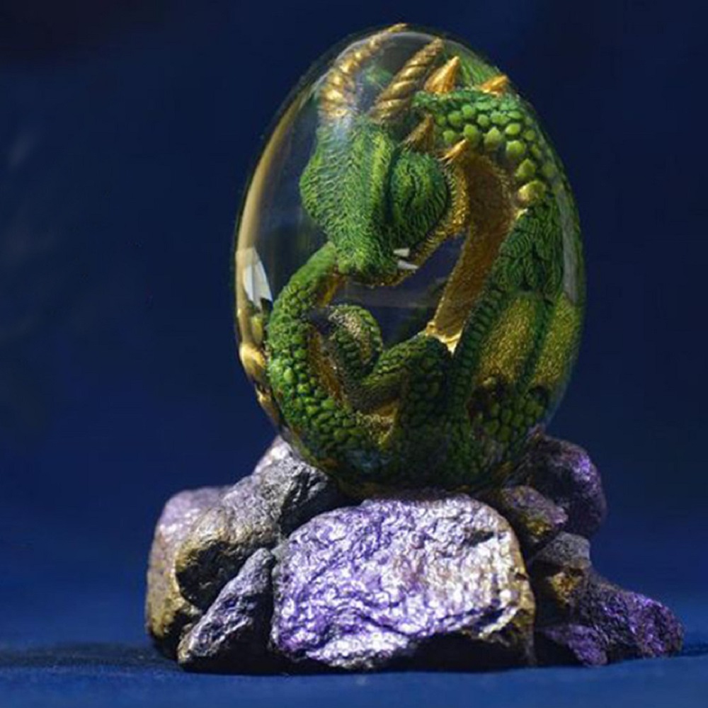 Lava-Drachen-Ei-Statue mit Sta – Art Craft Dinosaurs Bewertung und Preis