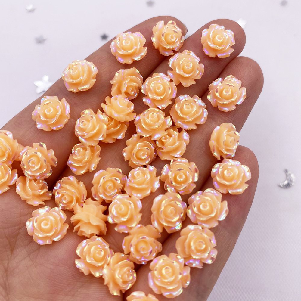 50 Stücke 10mm AB Harz Glitter – Art Craft Rose Bewertung und Preis