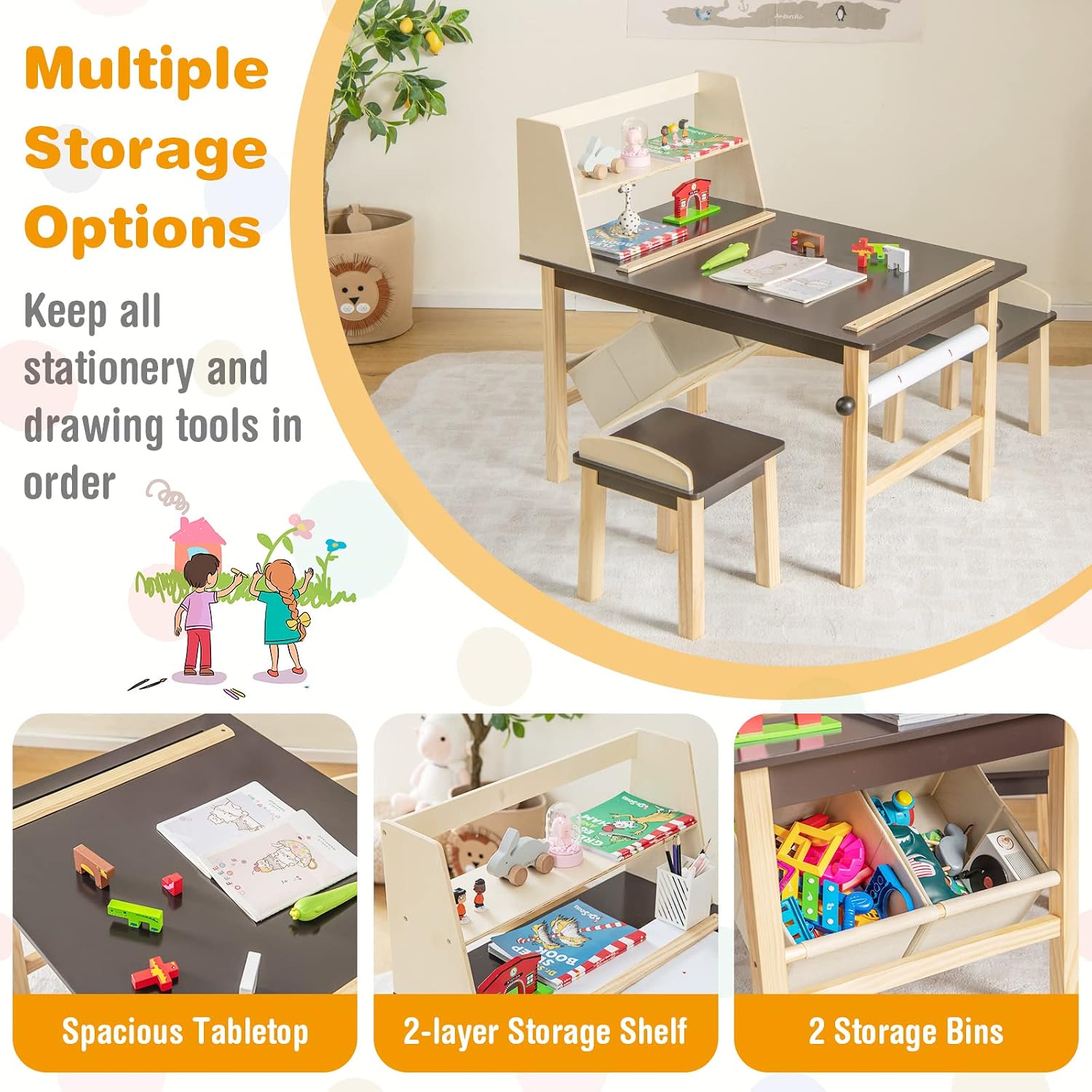 Kinder-Kunsttisch und Stuhl-Se – Art Craft 2 Year Olds Bewertung und Preis