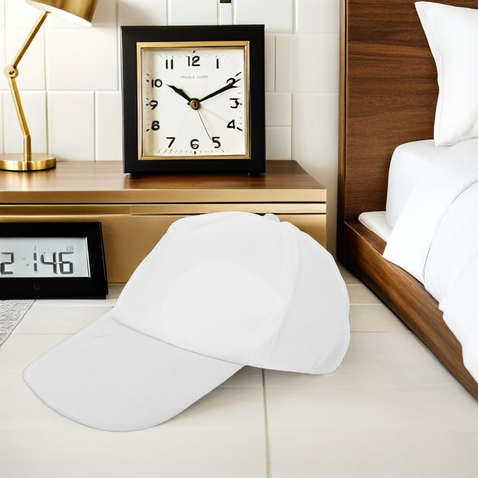 1 Set Weiße Baseballkappen für – Art Craft Hat Bewertung und Preis