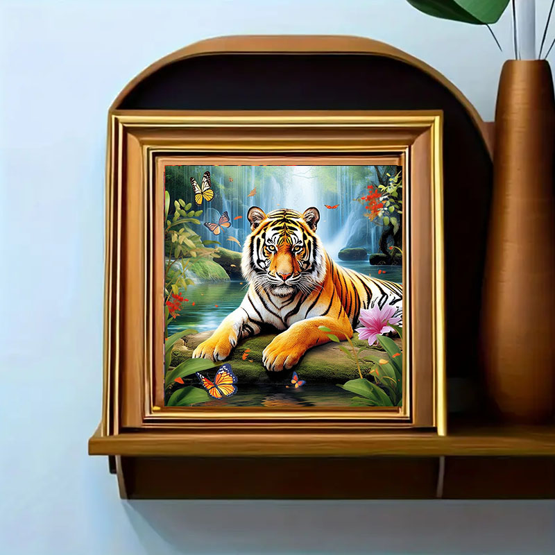 1 Set Tiger King Diamant-Maler – Art Craft Adult Bewertung und Preis