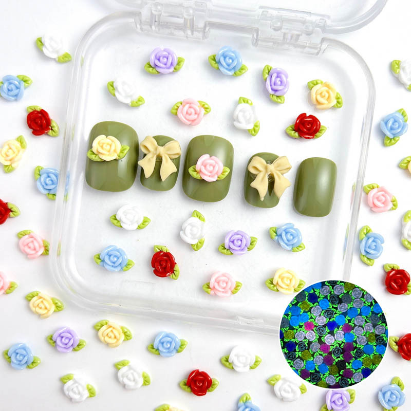 30PCS Harz Rose Nail Art Dekor – Art Craft Rose Bewertung und Preis