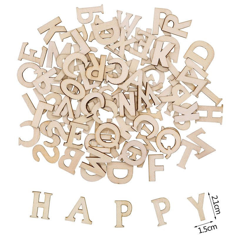 100 Stück Holz Englisches Alph – Letter S Art Craft Bewertung und Preis