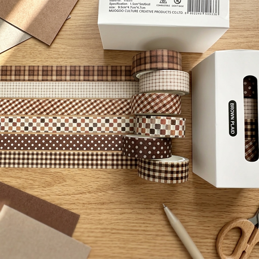 Washi-Tape-Set, 6 Rollen, vers – Art Craft Journal Bewertung und Preis
