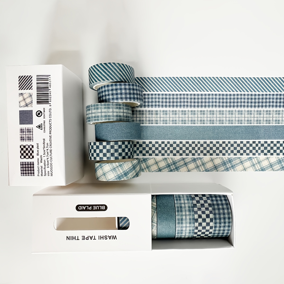 Washi-Tape-Set, 6 Rollen, vers – Art Craft Journal Bewertung und Preis
