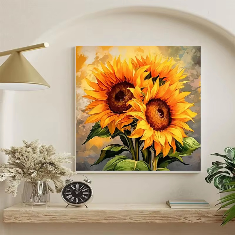 Sonnenblumen-Ölgemälde-Set, Ha – Letter S Art Craft Bewertung und Preis