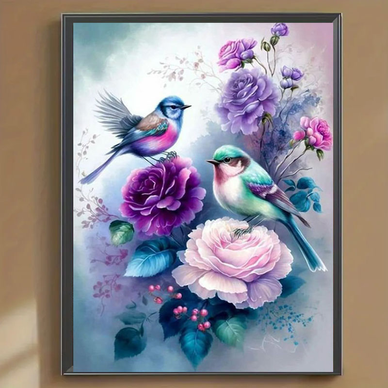 1 Set Diamant-Malerei „Vogelge – Art Craft Flower Bewertung und Preis