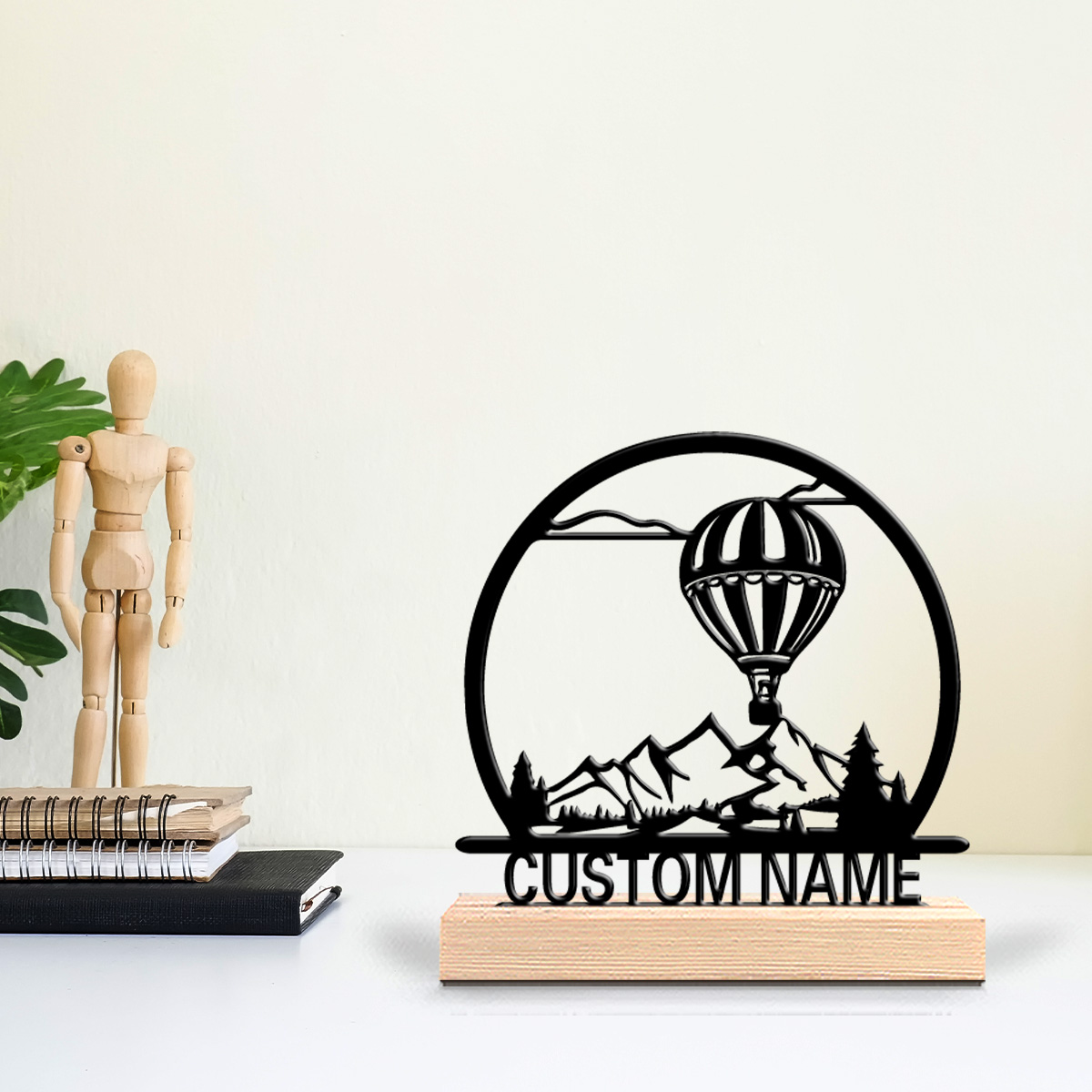1 Stück Heißluftballon mit ind – Art Craft Market Bewertung und Preis