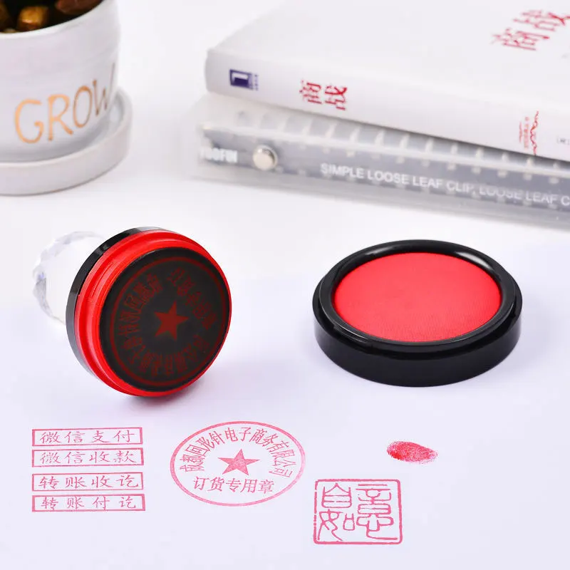2 Stück Rot Geeignet für Finge – Stamping Ink Pad Bewertung und Preis
