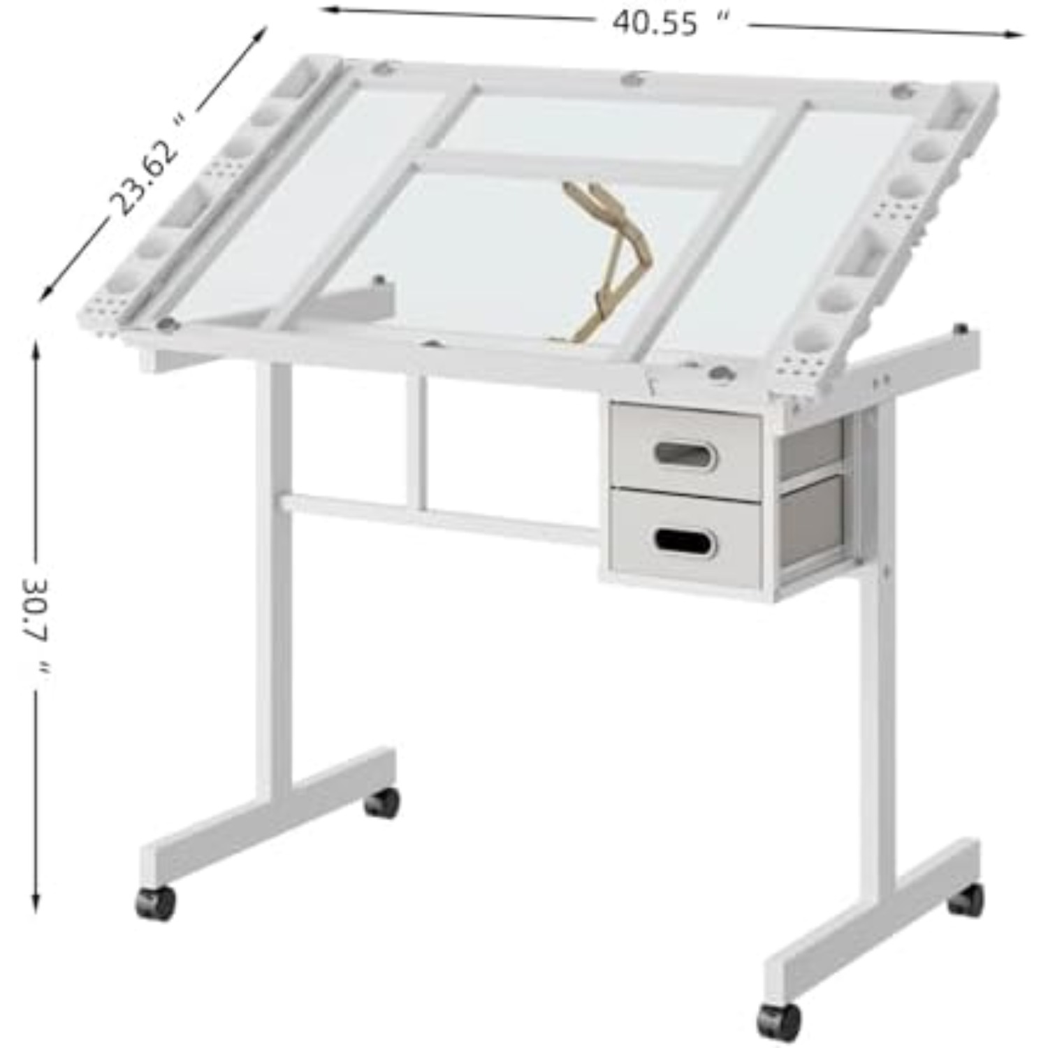 Rollbarer Zeichentisch, Mal- u – Art Craft Table Bewertung und Preis
