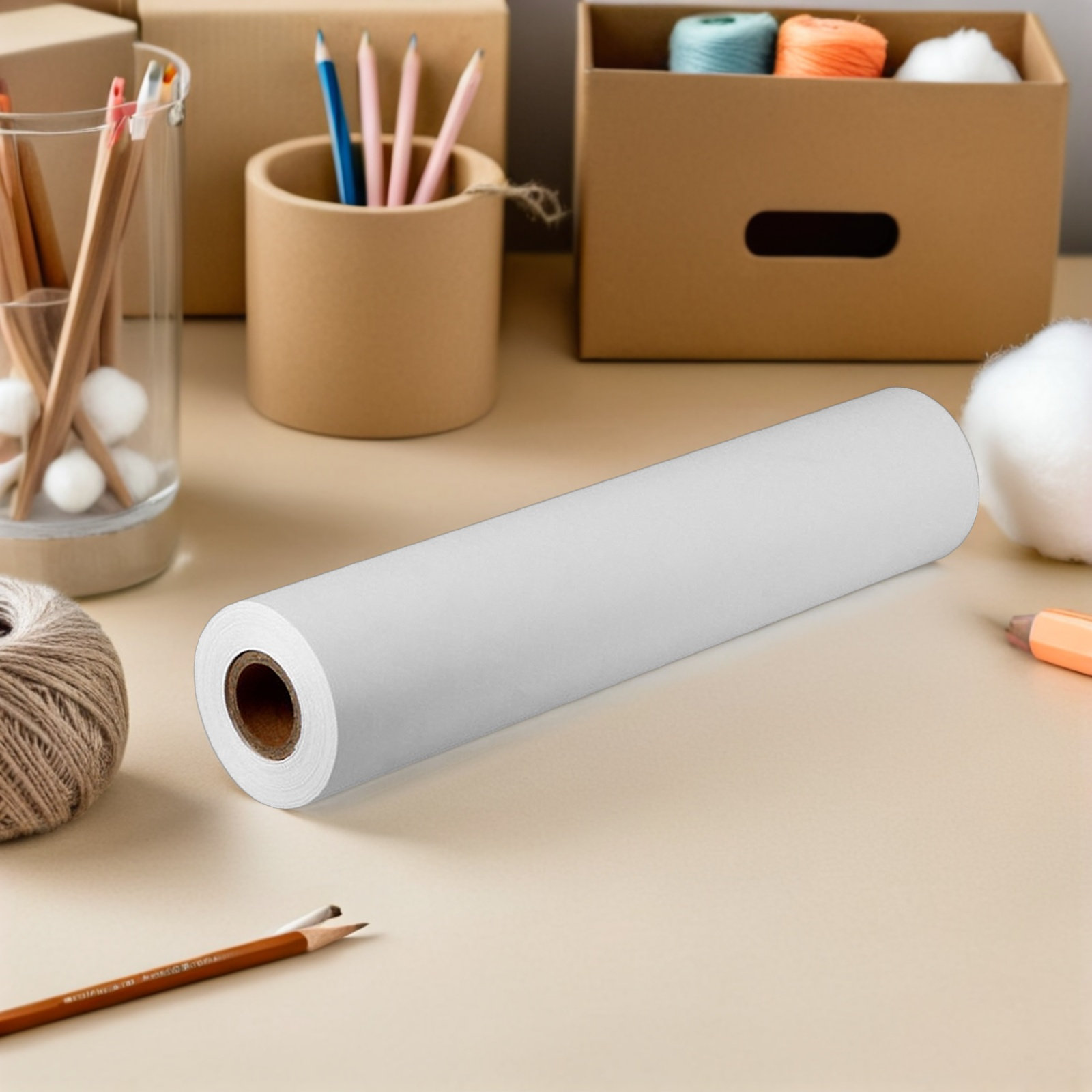 9M Zeichenpapierrolle, weißes  – Art Craft Table Bewertung und Preis