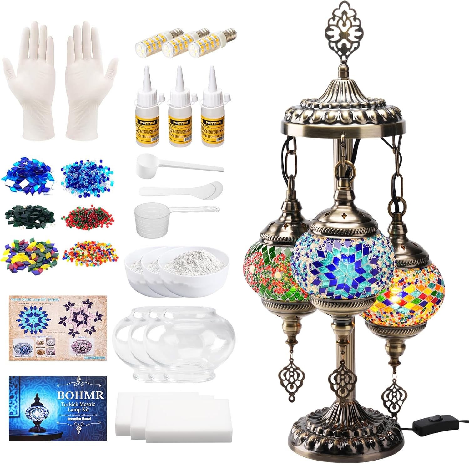 DIY 3-Kugel Türkisches Mosaik- – Art Craft Table Bewertung und Preis