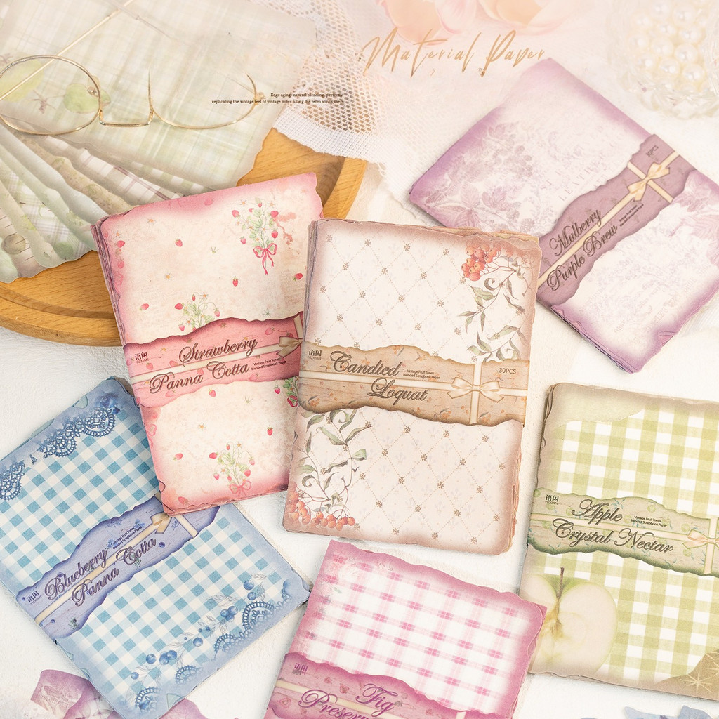 30 Blatt Vintage Scrapbook-Pap – Art Craft Journal Bewertung und Preis