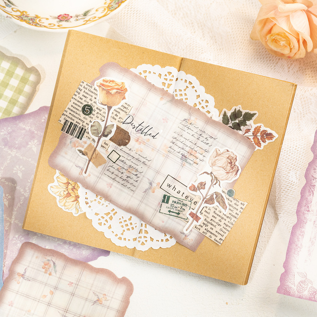 30 Blatt Vintage Scrapbook-Pap – Art Craft Journal Bewertung und Preis