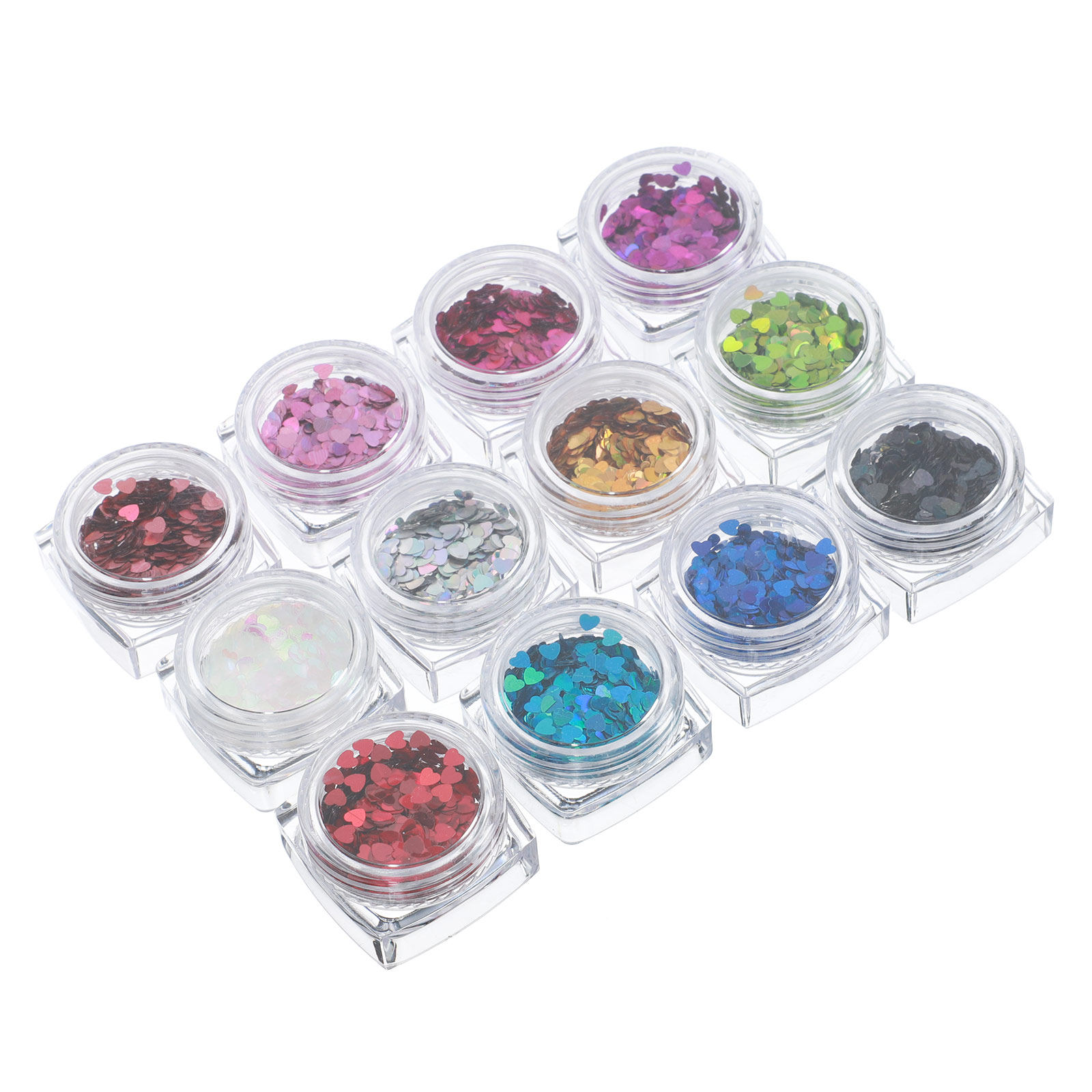 1 Set glänzende Herz-Nagelpail – Art And Craft Valentine Bewertung und Preis