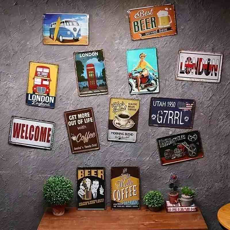 2D Vintage Metallschild, Moder – Art Craft Club Bewertung und Preis