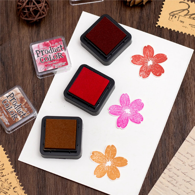 6 Stück/Set Farbige Stempelkis – Stamping Ink Pad Bewertung und Preis