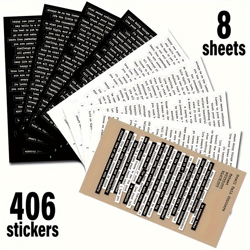 406 Stück inspirierende Zitat- – Art Craft Journal Bewertung und Preis