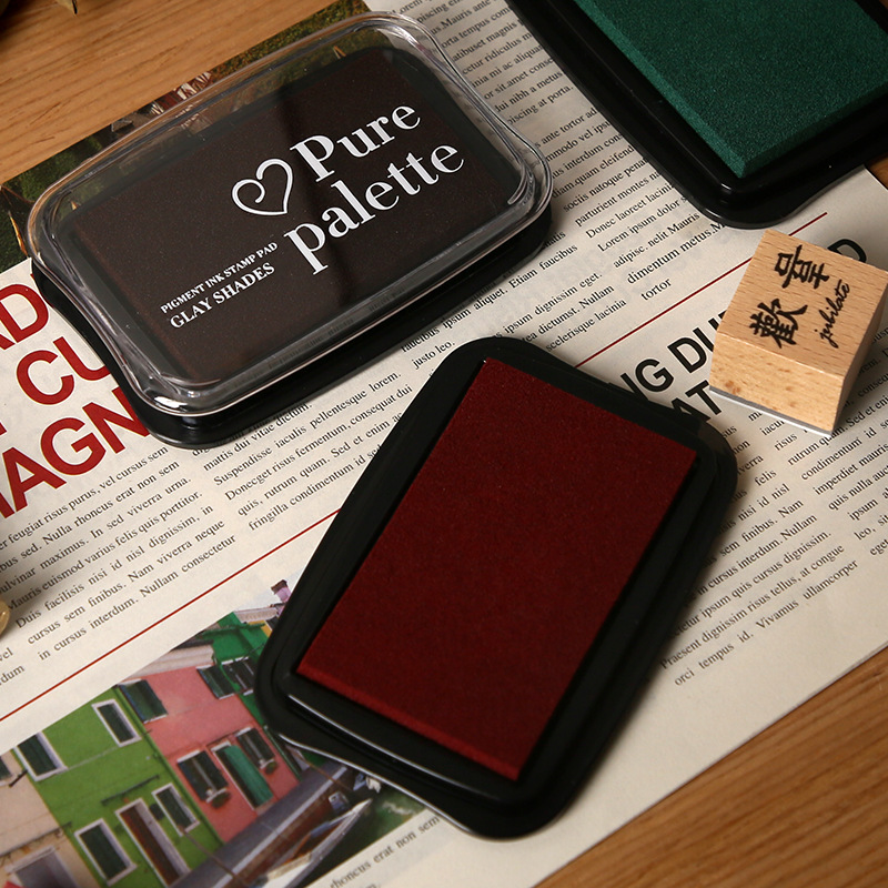 12 Farben Vintage einfarbig gr – Stamping Ink Pad Bewertung und Preis