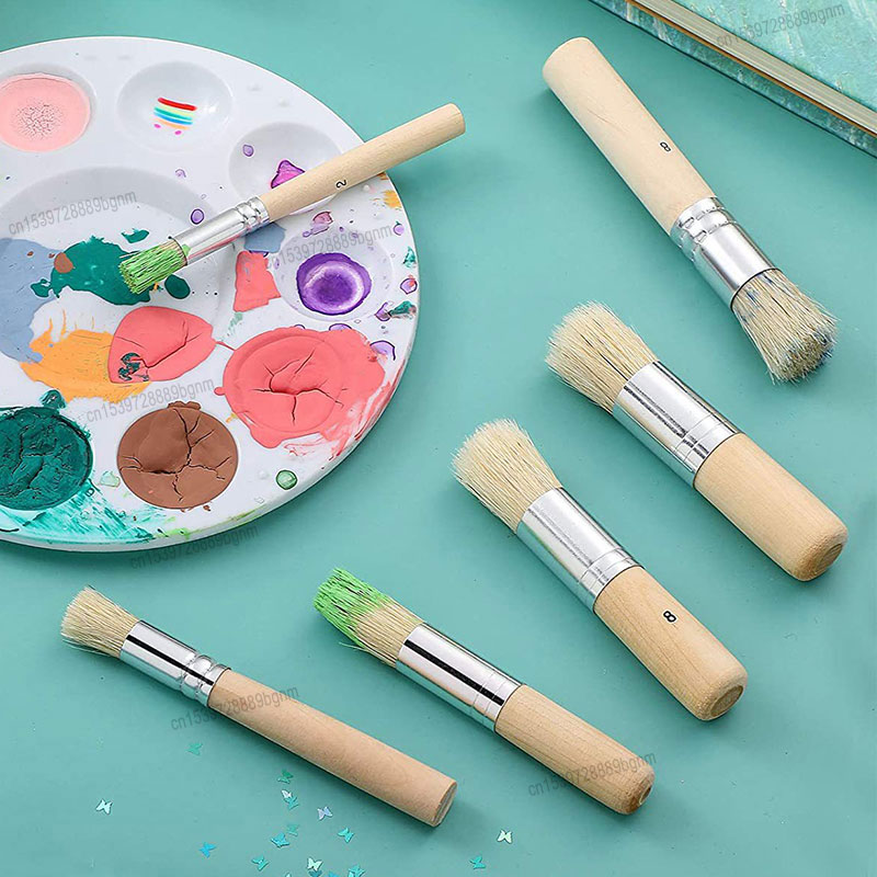 3/6 Stück Borstenhaar Schablon – Art Craft 2 Year Olds Bewertung und Preis