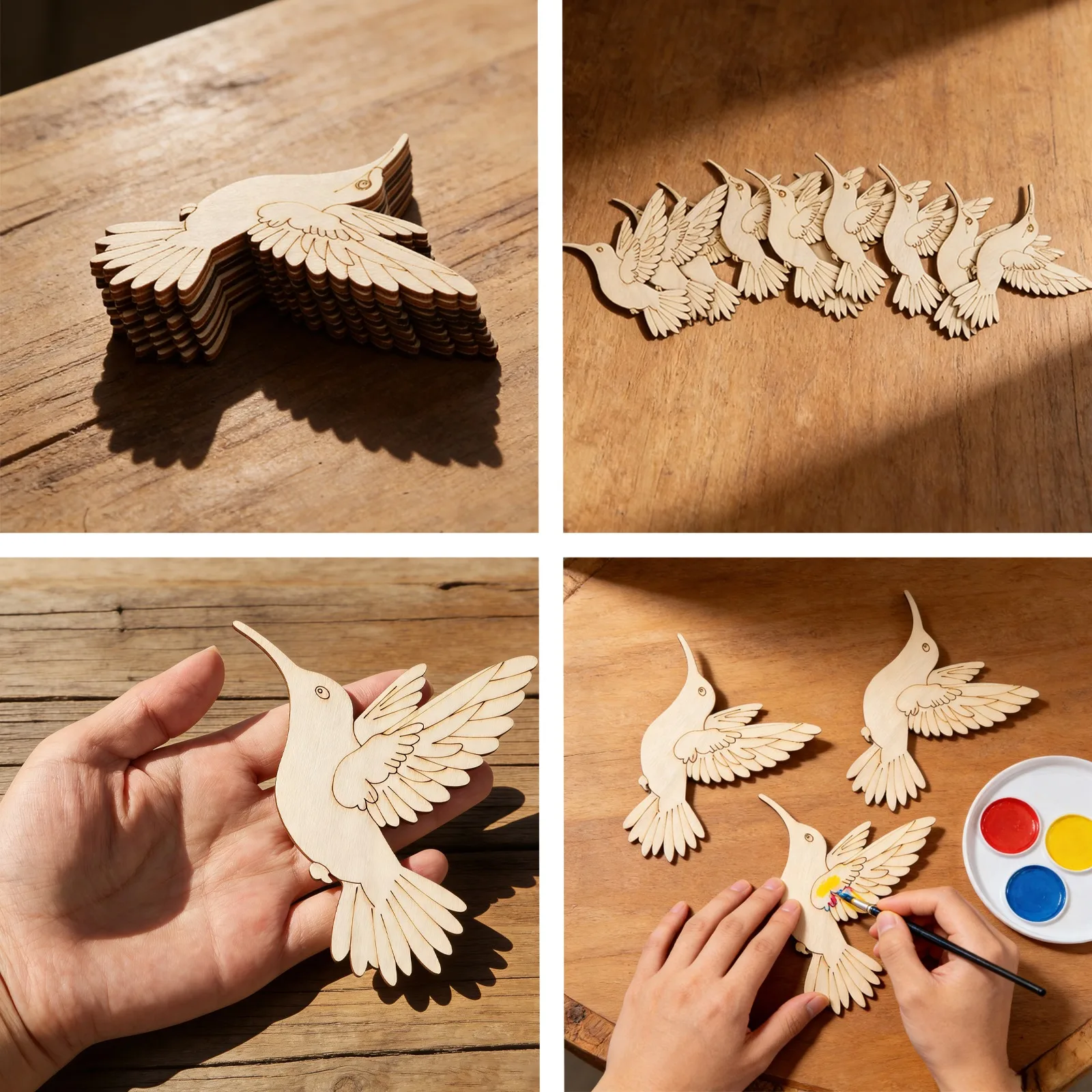 10 Stück Unfertige Holz-Tierfi – Art Craft Us Bewertung und Preis