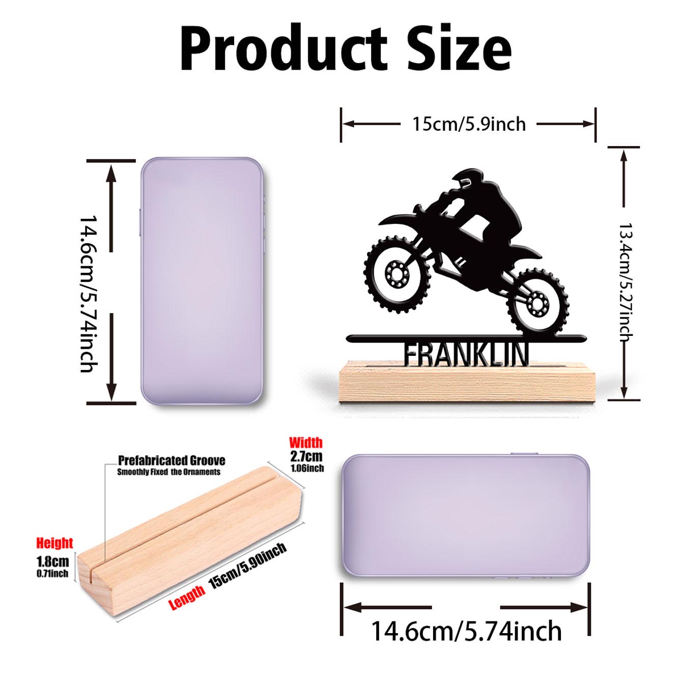 1 Stück Abstrakte Motorrad-Sku – Art Craft Names Bewertung und Preis