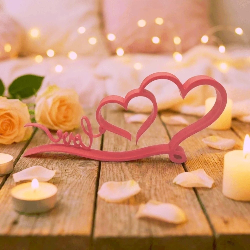 3D-Druck: Kleines Schild mit d – Art And Craft Valentine Bewertung und Preis