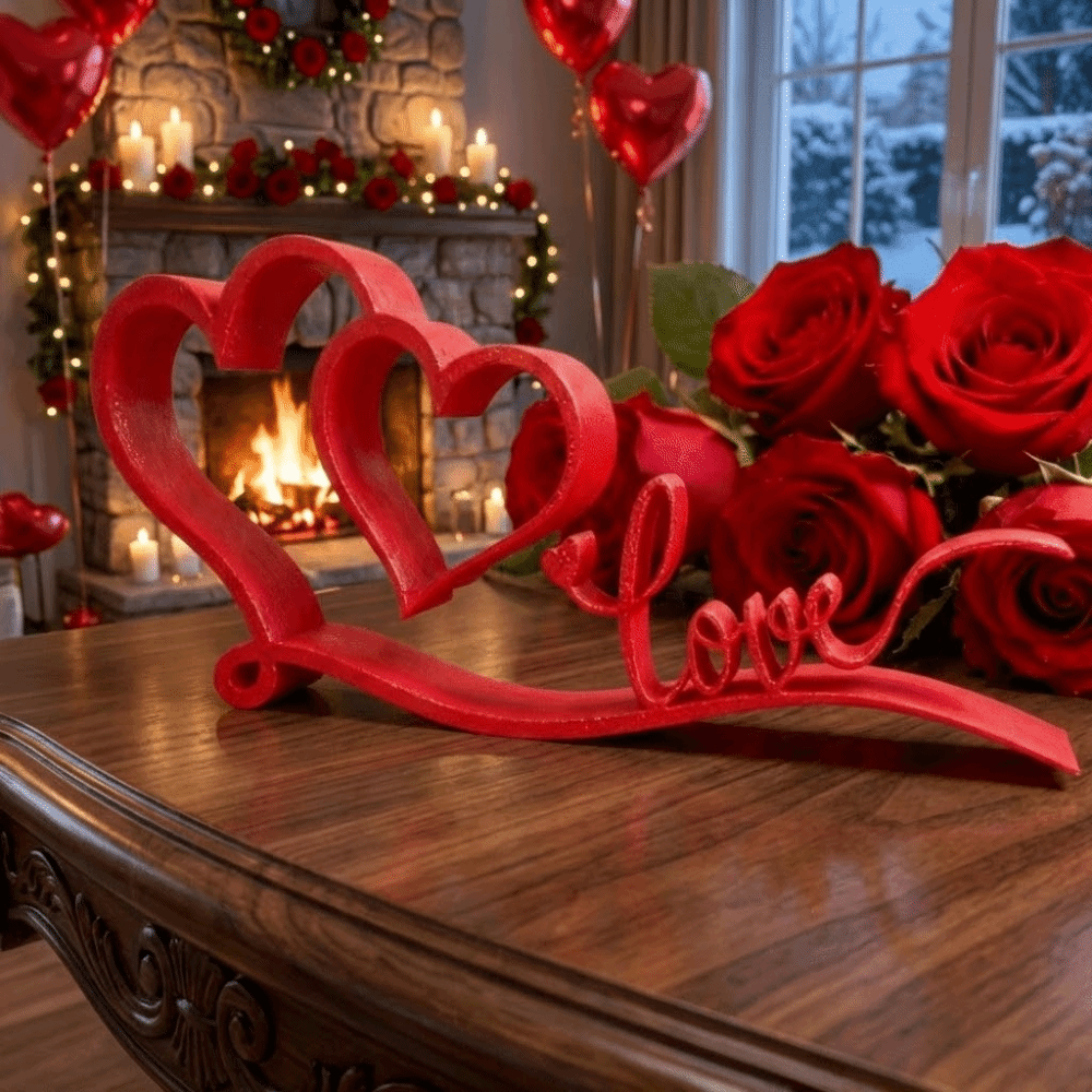 3D-Druck: Kleines Schild mit d – Art And Craft Valentine Bewertung und Preis