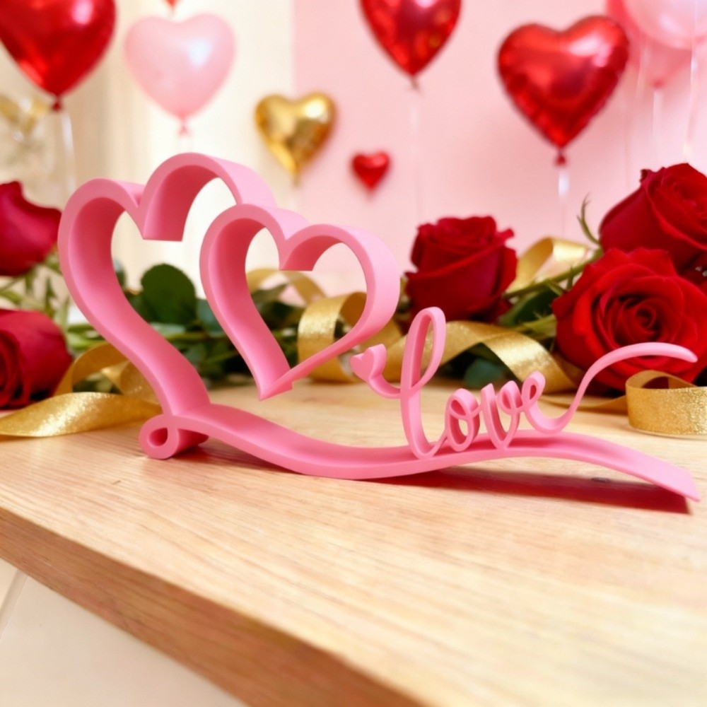 3D-Druck: Kleines Schild mit d – Art And Craft Valentine Bewertung und Preis