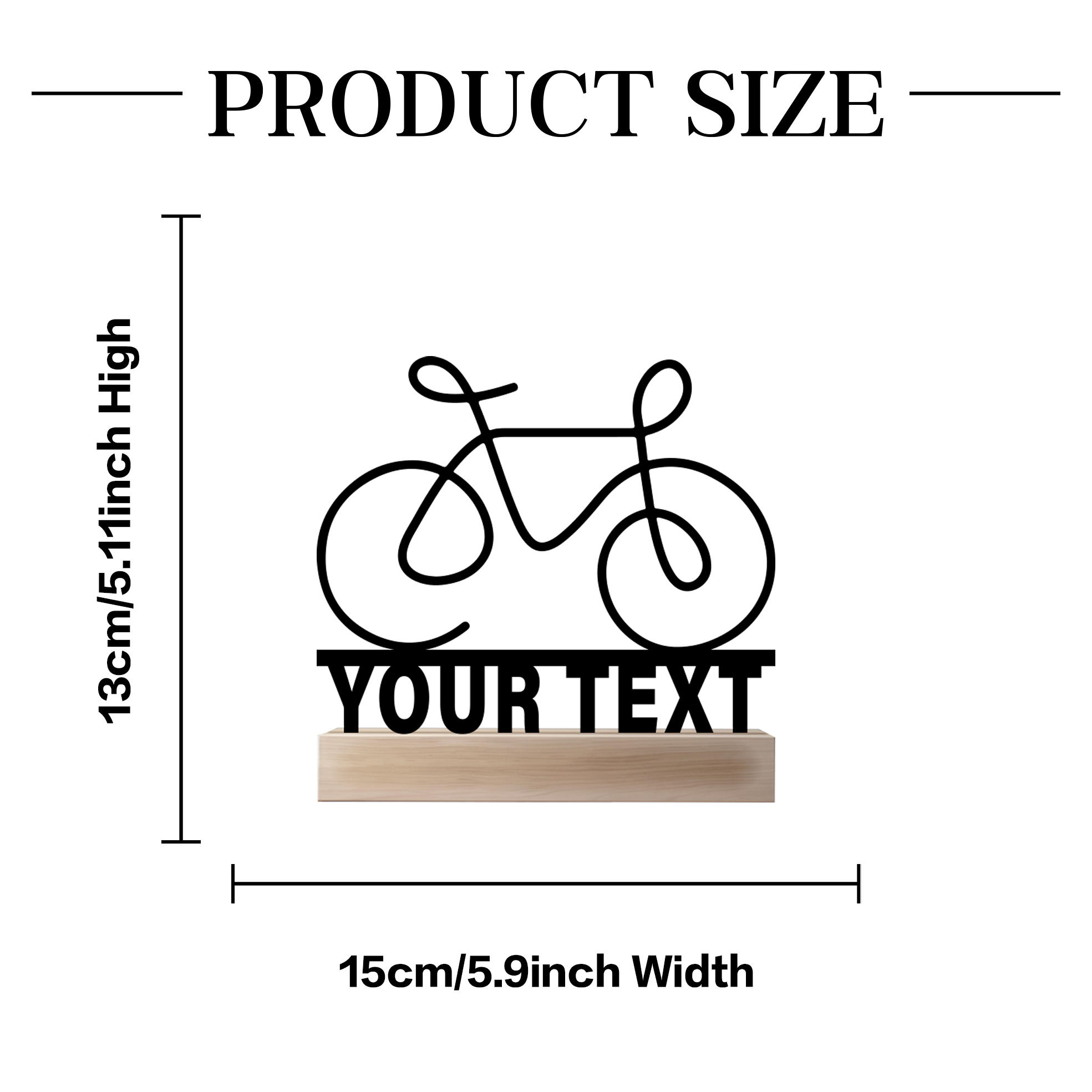 1pc Einfache fahrrad Angepasst – Art Craft Names Bewertung und Preis