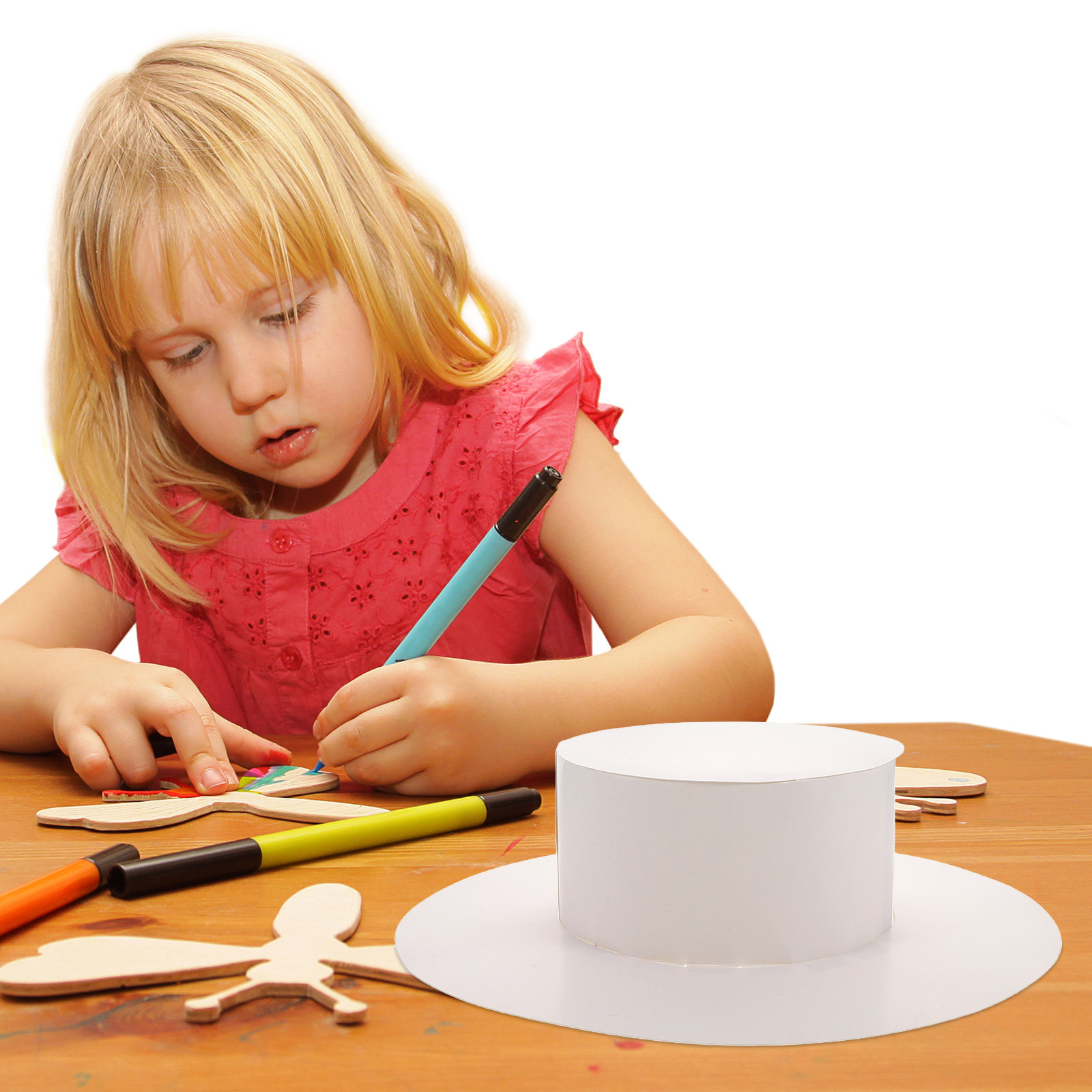 5 Stück Leere Kinder-Papierhüt – Art Craft Hat Bewertung und Preis