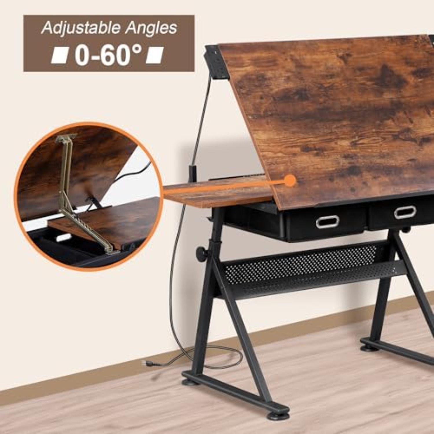 Verstellbarer Zeichentisch mit – Art Craft Us Bewertung und Preis
