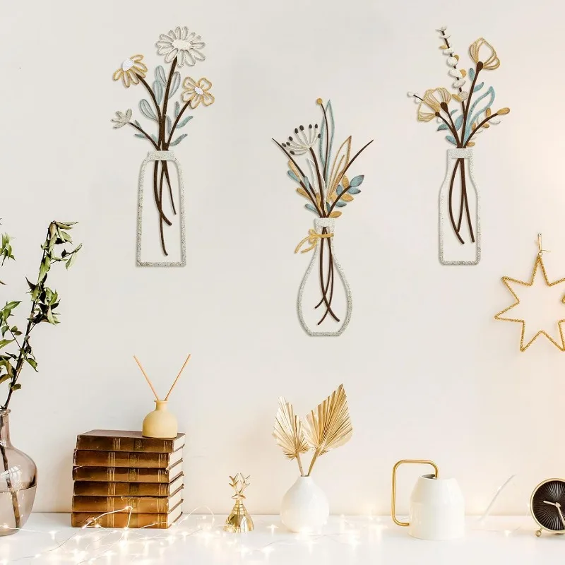 3 Stück Metallblumen Wanddekor – Art Craft Flower Bewertung und Preis