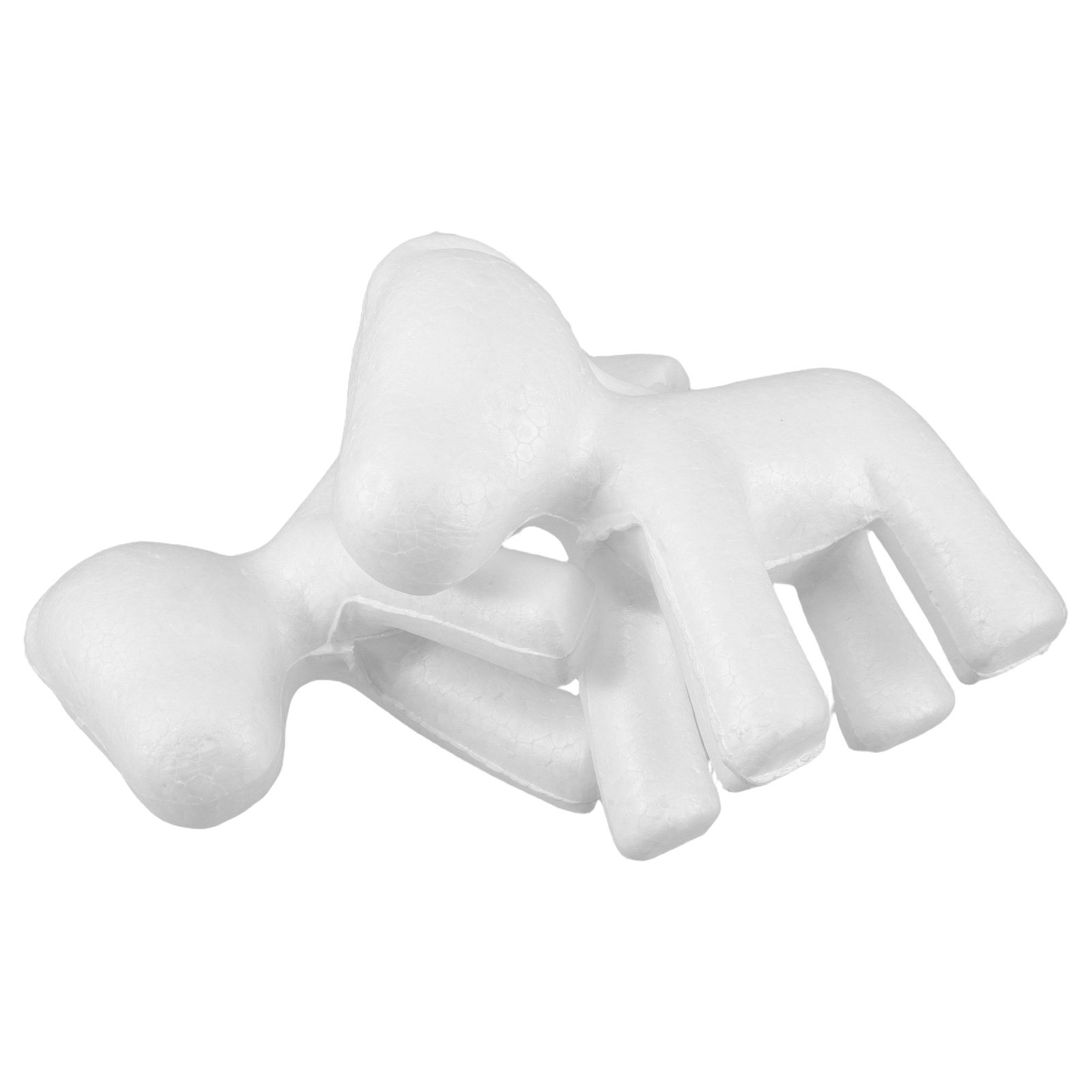 2 Stück weiße Schaumstoff-Einh – Art Craft Flower Bewertung und Preis