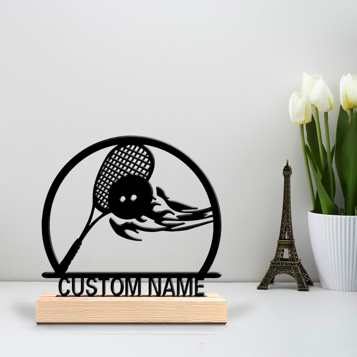 1 Stück Modische Tennis-Metall – Art Craft Names Bewertung und Preis