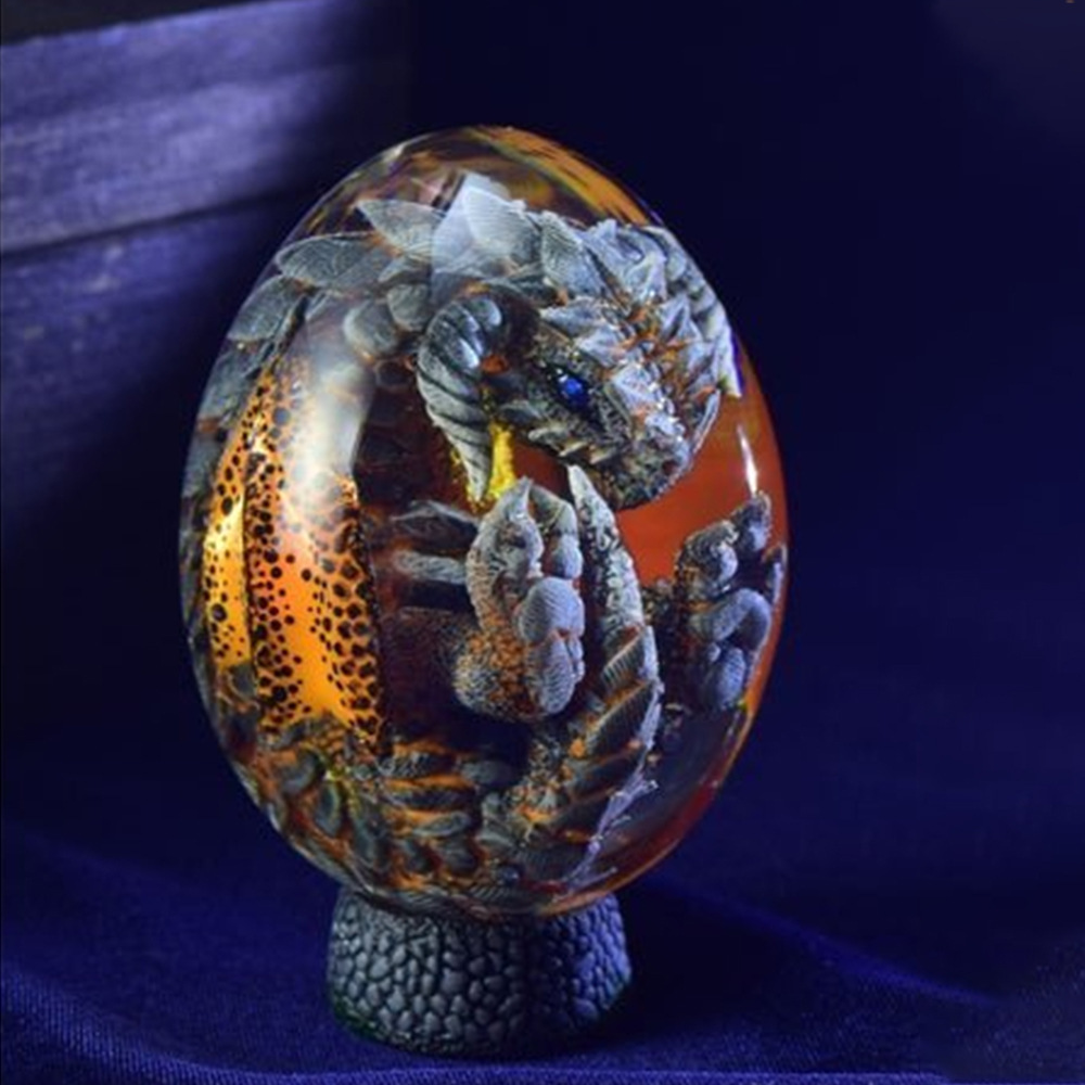 Lava Drachen Ei Statue Ornamen – Art Craft Dinosaurs Bewertung und Preis