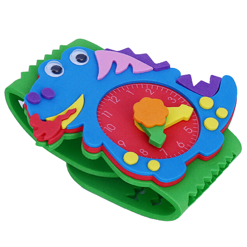 2/4/6PCS 3D EVA Schaum Uhr Kin – Art Craft 2 Year Olds Bewertung und Preis