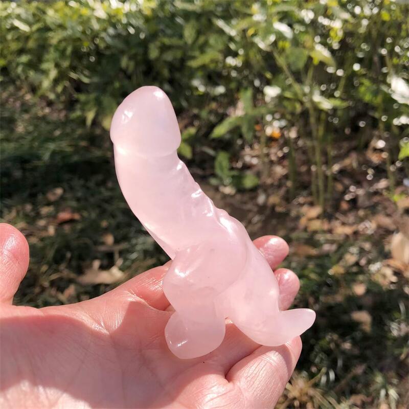 1 Stück Natürlicher Rosenquarz – Art Craft Rose Bewertung und Preis