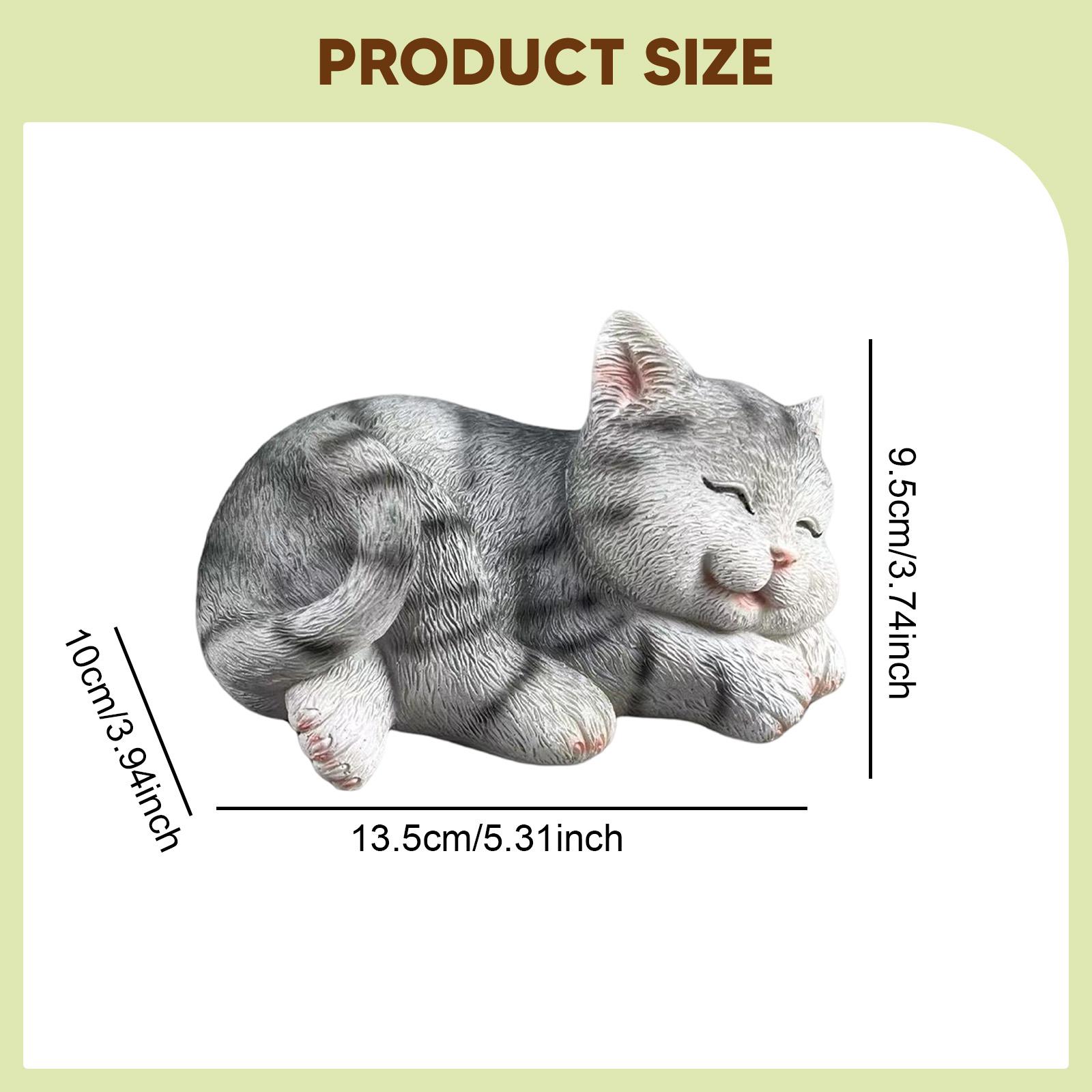 Katzenfigur Gartenskulptur Kre – Art Craft Table Bewertung und Preis